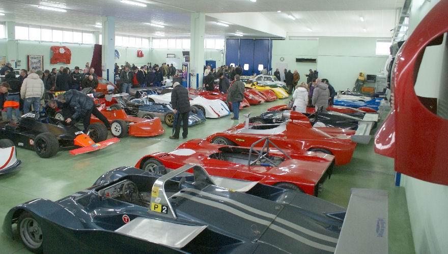 The showroom is visited by buyers